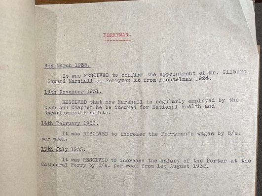 Ferryman G Marshall 1924